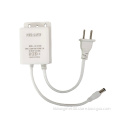 Waterproof CCTV Power Supply Adapter IP66 AC100-240V Input DC12V 2A for Outdoor Use (EU/US/UK/AU Plugs)